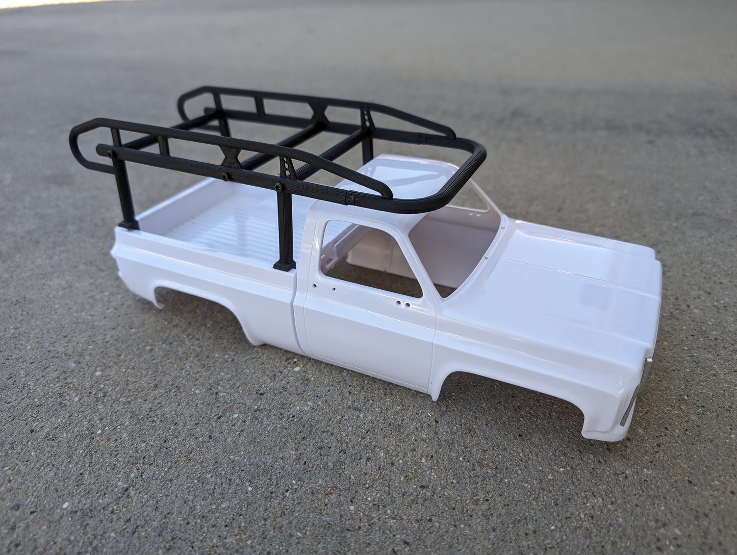 3D PRINTABLE FILE DOWNLOAD Construction Pipe/ Ladder Rack for Traxxas TRX4M 1:18 Scale Truck Bodies