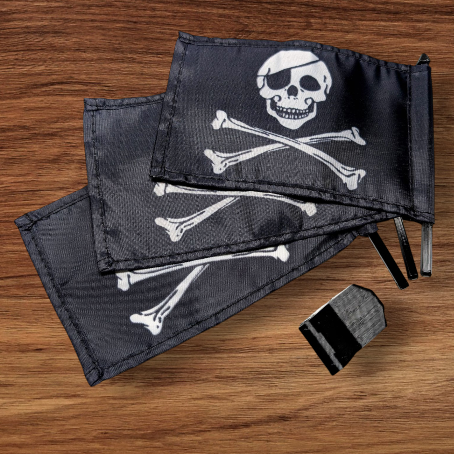 LMT 2.0 Jolly Roger Pirate or American USA Flag and Mount 1:8 Scale Full Size