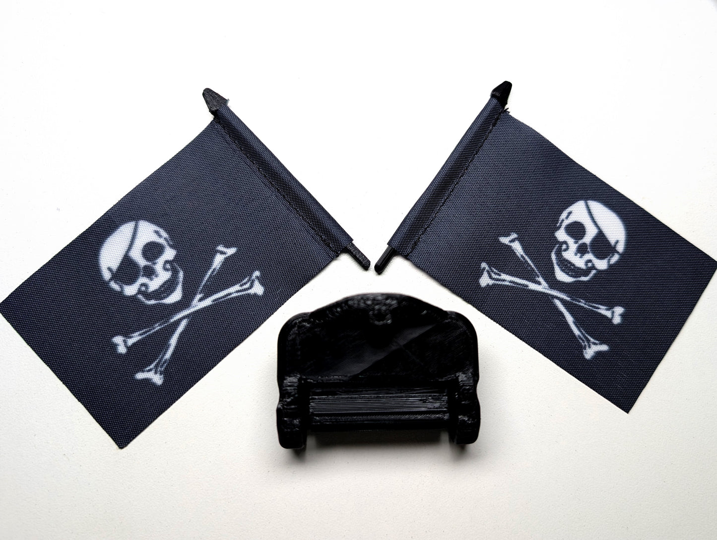 Losi Mini LMT Rear Wheelie Bar Bumper With Flags/ Mount