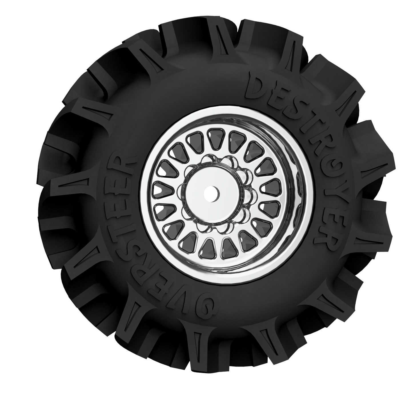 DIGITAL DOWNLOAD) Oversteer Destroyer 1:18 Mega Mud Truck Tire and DIGITAL DOWNLOAD) Oversteer Destroyer 1:18 Mega Mud Truck Tire and