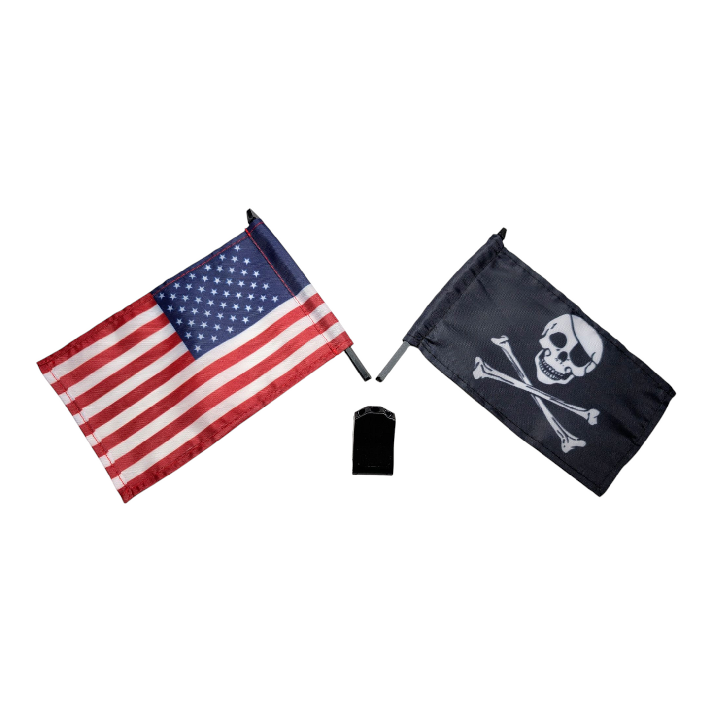LMT 2.0 Jolly Roger Pirate or American USA Flag and Mount 1:8 Scale Full Size
